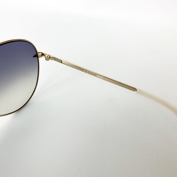 Rag & Bone gold aviator sunglasses - Picture 3 of 5